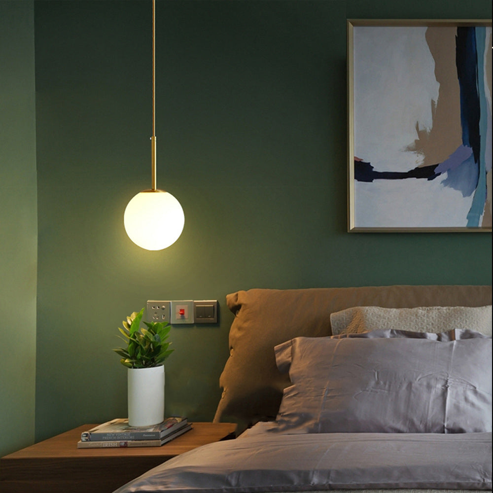 Glass Globe Pendant Light