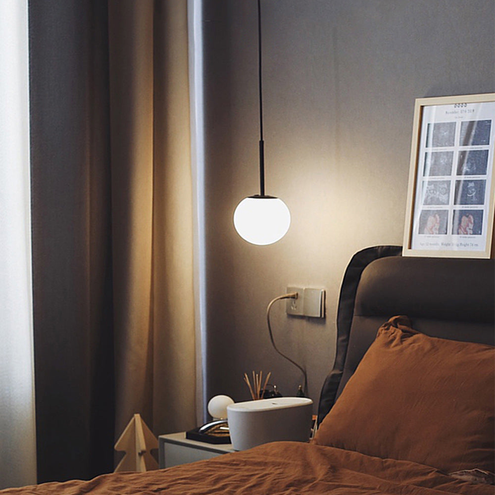 Glass Globe Pendant Light