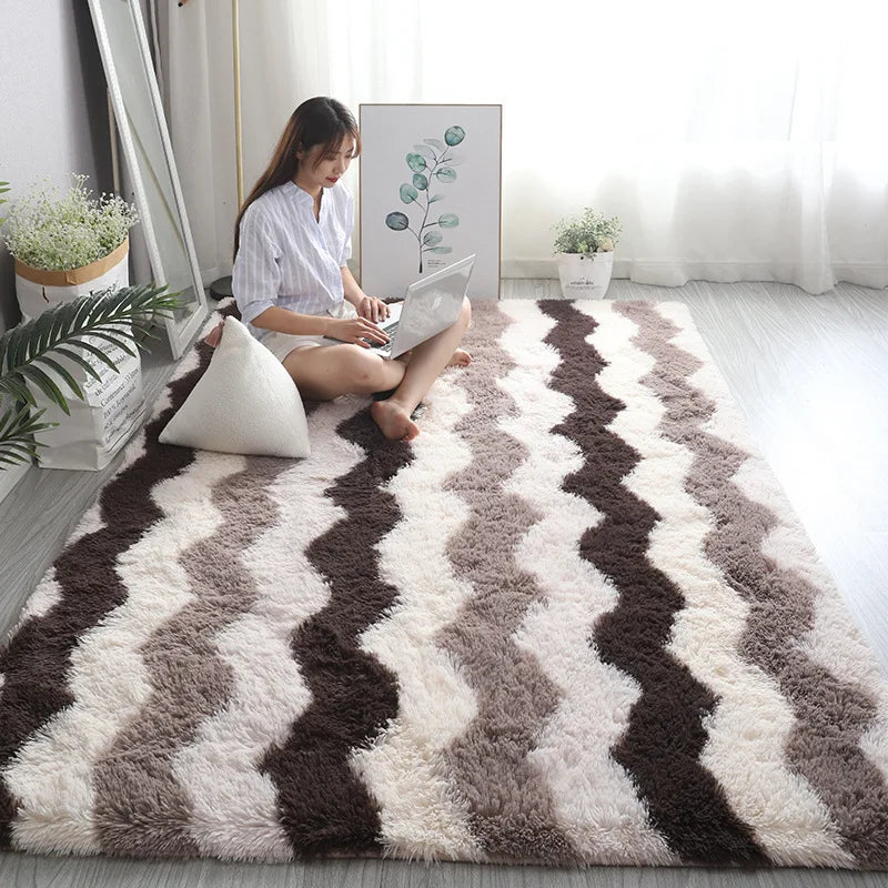 Soft Faux Fur Shaggy Area Rug