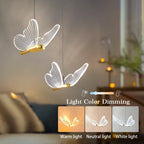 Gold Butterfly Pendant Light
