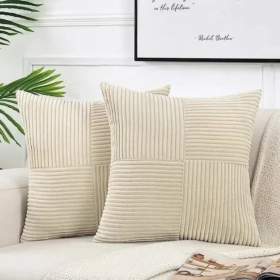 Ribbed Corduroy Cushion Cover