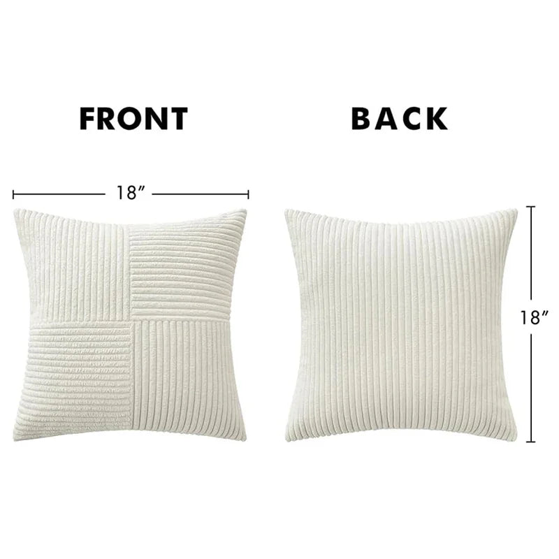 Ribbed Corduroy Cushion Cover