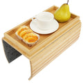 Foldable Bamboo Sofa Arm Tray with Cup Holder