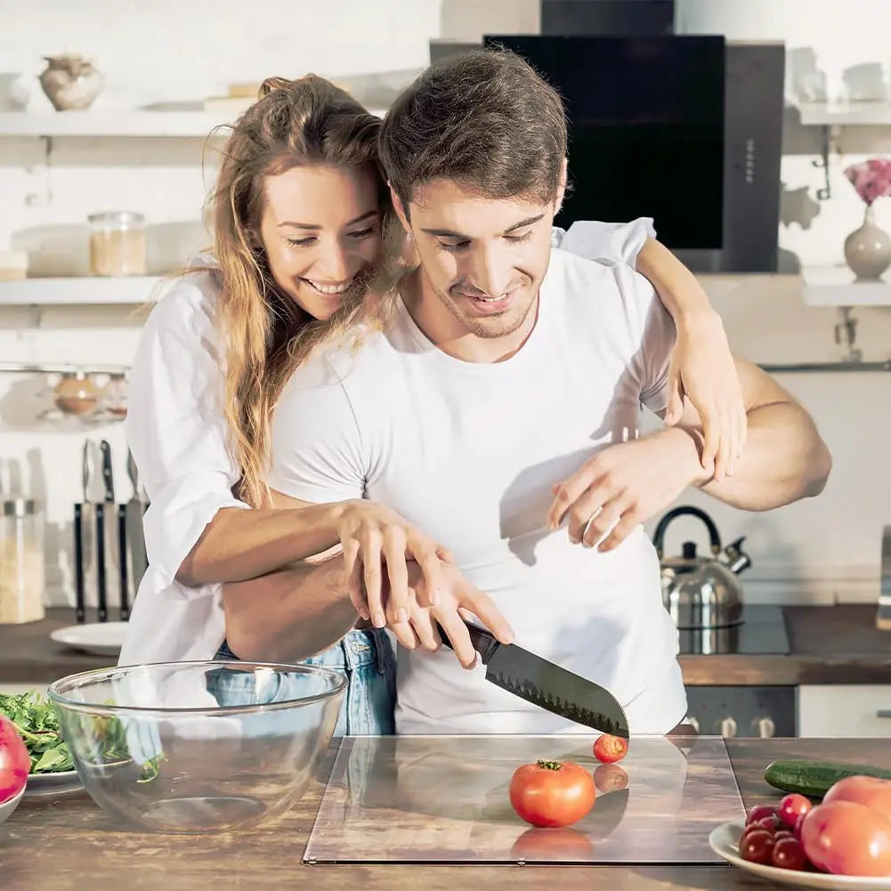 Clear Acrylic Chopping Board with Raised Lip
