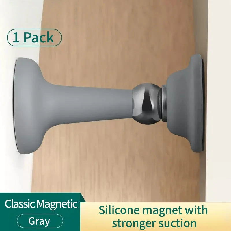 No-Drill Silicone Door Stopper