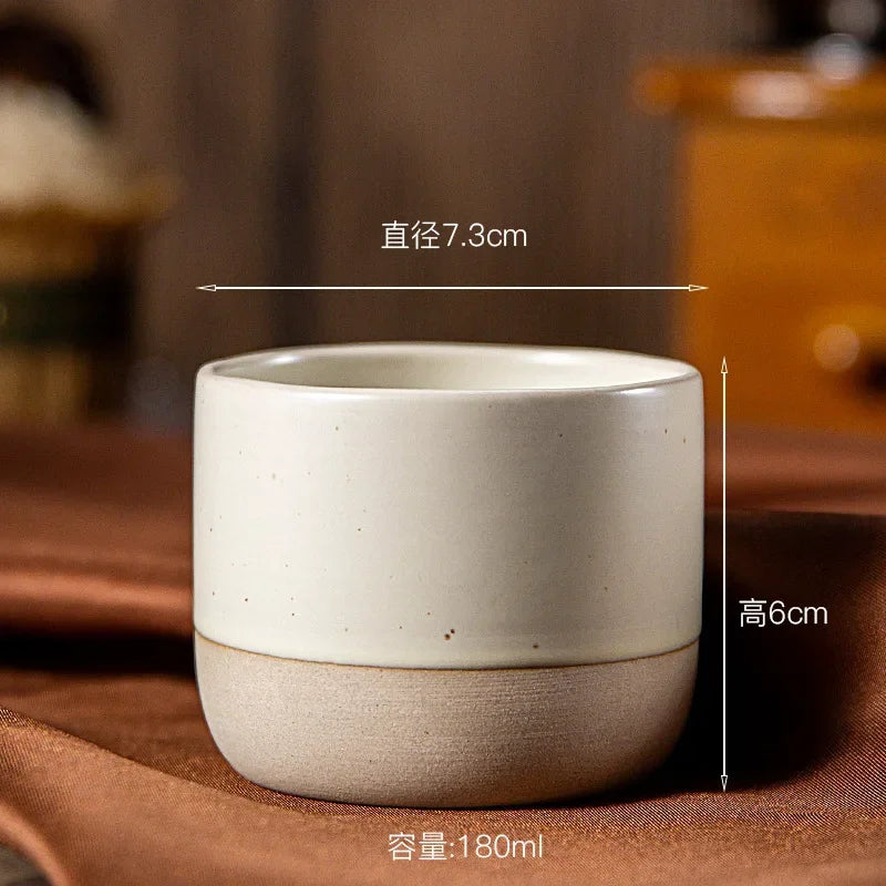Japanese-Style Ceramic Coffee Mug