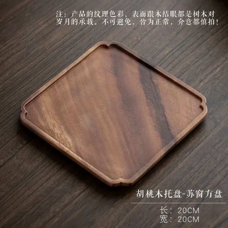 Wooden Tea and Serving Tray