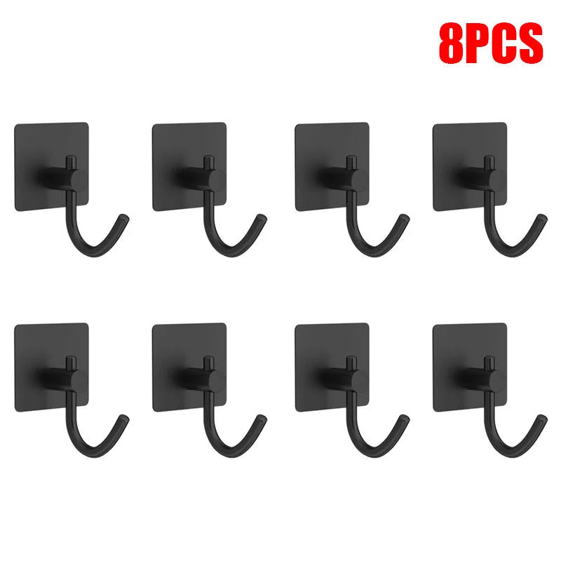 Adhesive Stainless Steel Robe Hooks