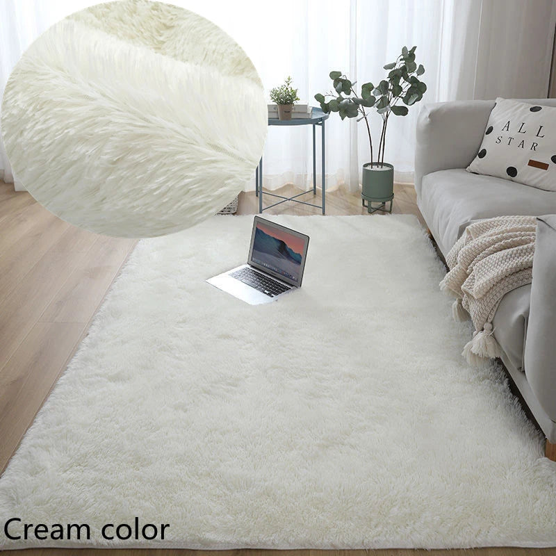 Soft Faux Fur Shaggy Area Rug