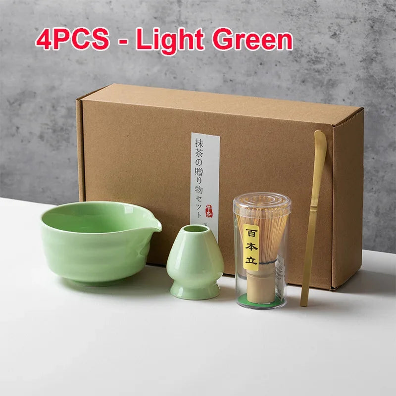 Matcha Set with Bamboo Whisk