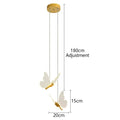 Gold Butterfly Pendant Light