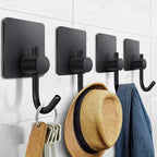 Adhesive Stainless Steel Robe Hooks