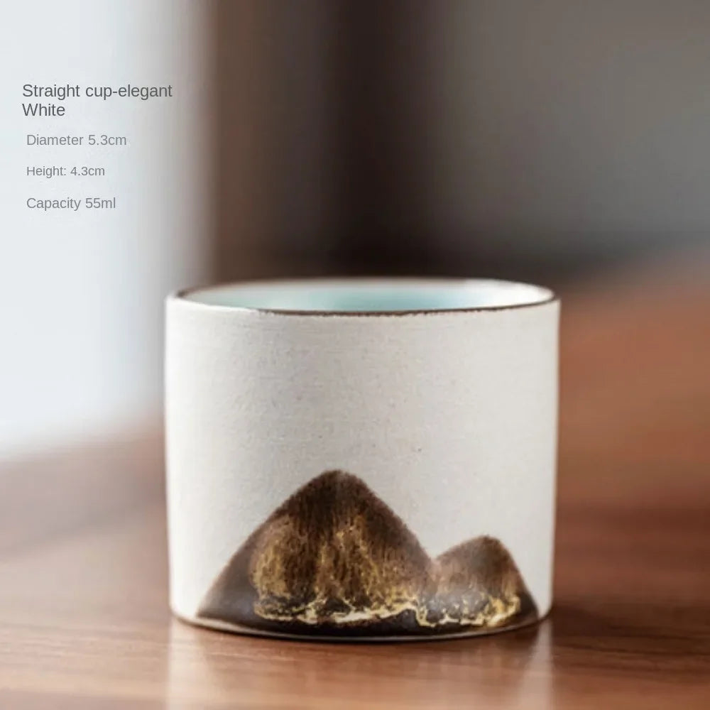 Ceramic Mug with Wooden Handle