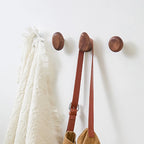 Wooden Knob Wall Hooks