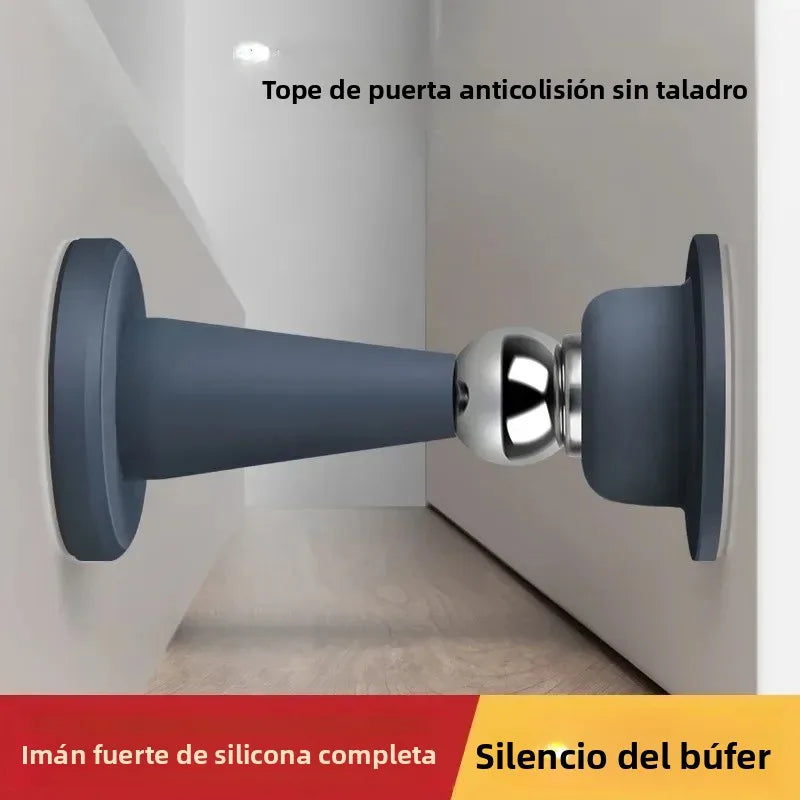 No-Drill Silicone Door Stopper