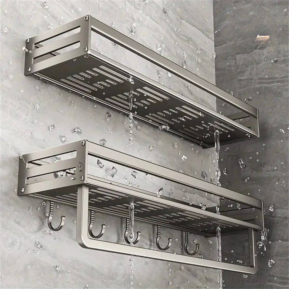 Wall-Mounted Spice and Condiment Rack