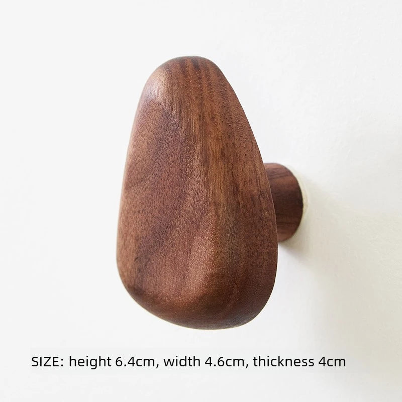 Wooden Knob Wall Hooks