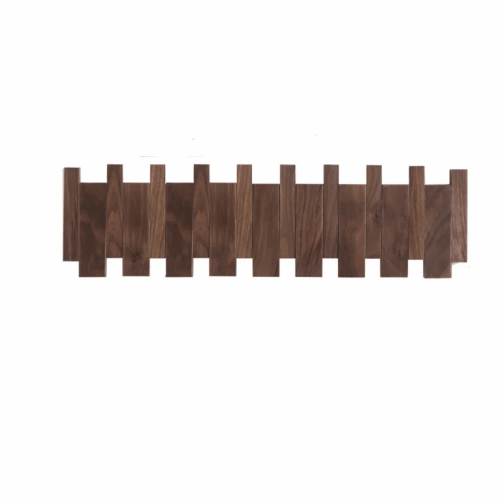 Piano Key Wooden Wall Coat Rack