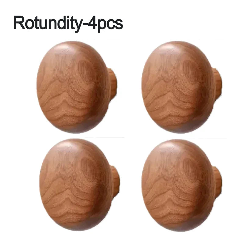 Wooden Knob Wall Hooks