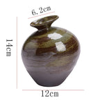 Matte Black Stone-Effect Sculptural Vase