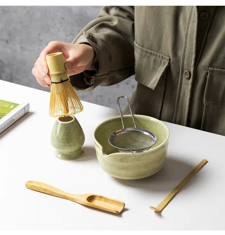 Matcha Set with Bamboo Whisk