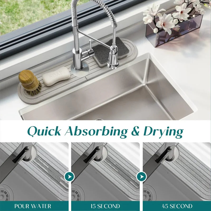 Diatomite Sink and Faucet Mat