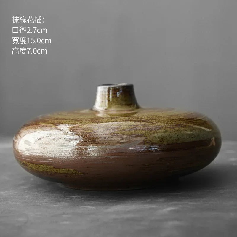 Matte Black Stone-Effect Sculptural Vase