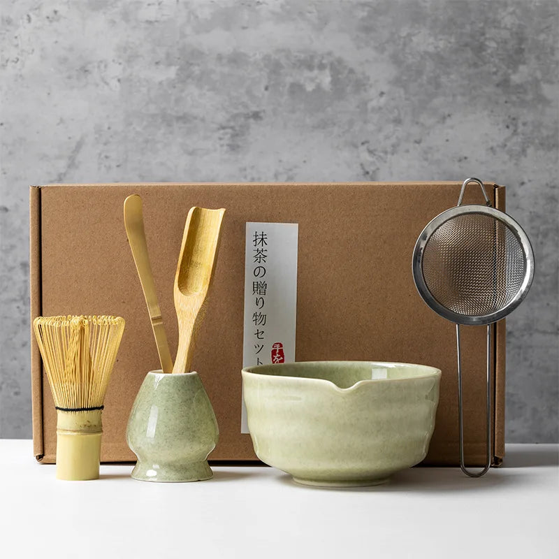 Matcha Set with Bamboo Whisk