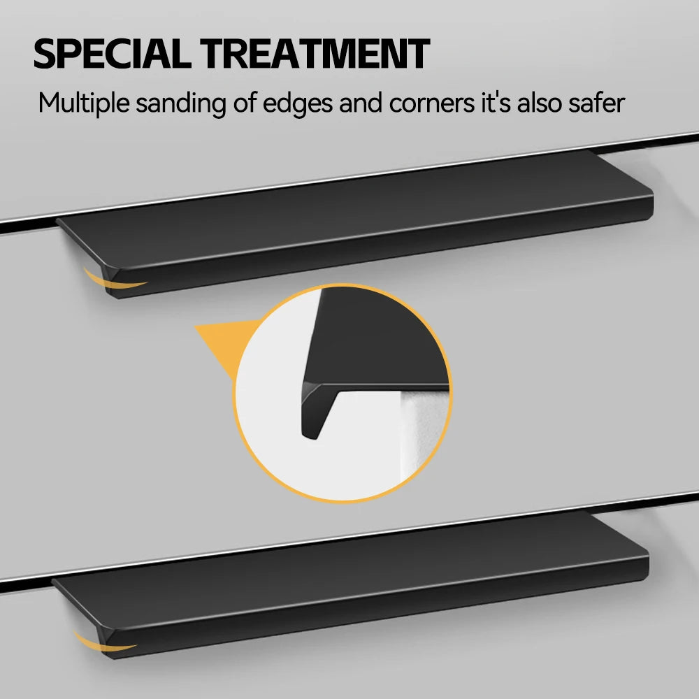 Recessed Aluminium Cabinet and Drawer Handle