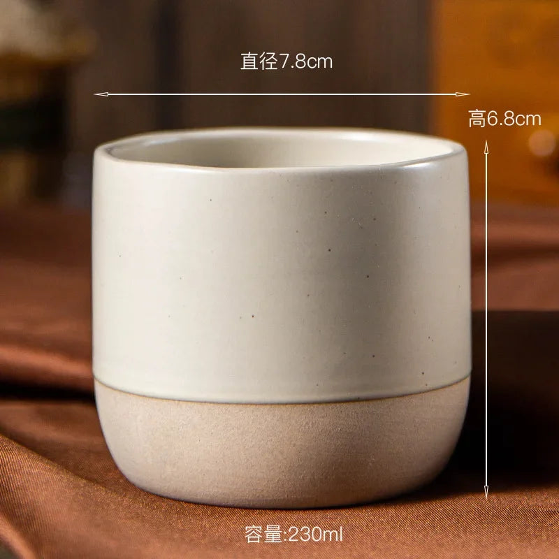 Japanese-Style Ceramic Coffee Mug