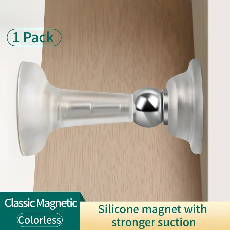 No-Drill Silicone Door Stopper