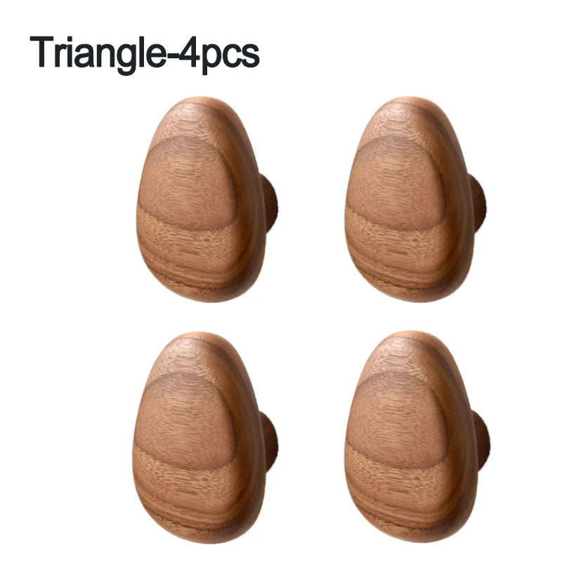 Wooden Knob Wall Hooks