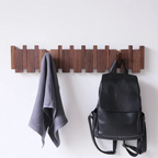 Piano Key Wooden Wall Coat Rack