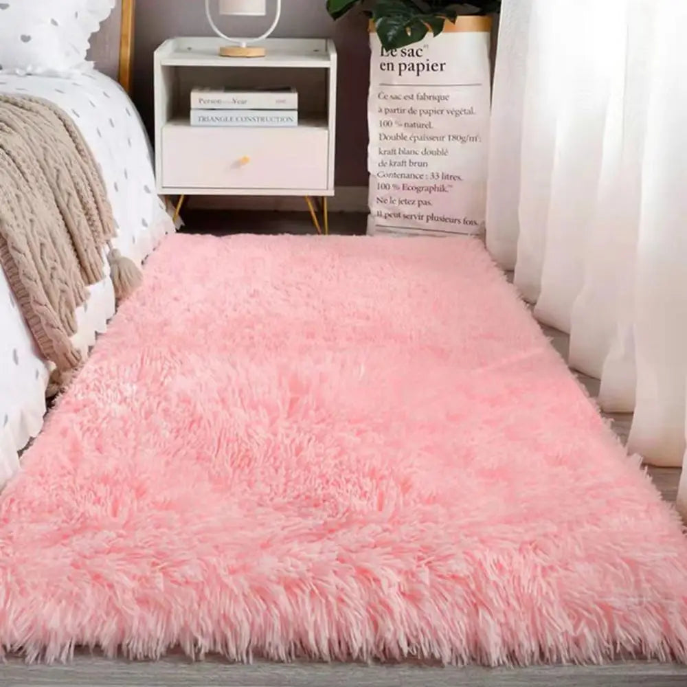 Tie-Dye Plush Shaggy Area Rug