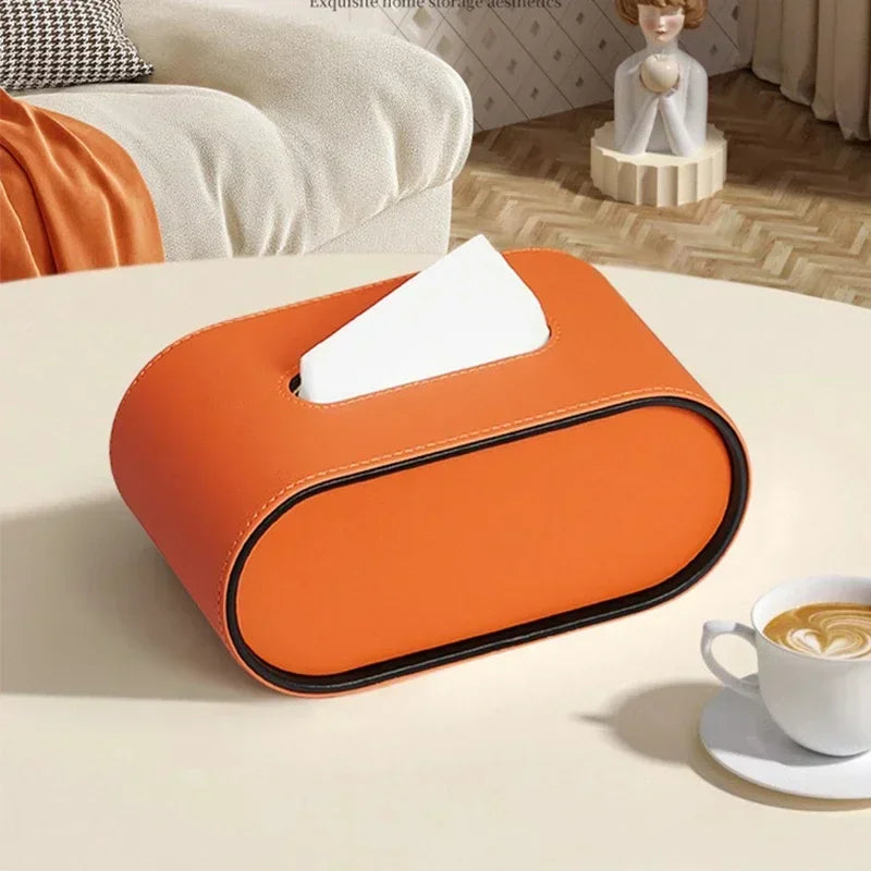 Minimalist Oval Tissue Box Cover