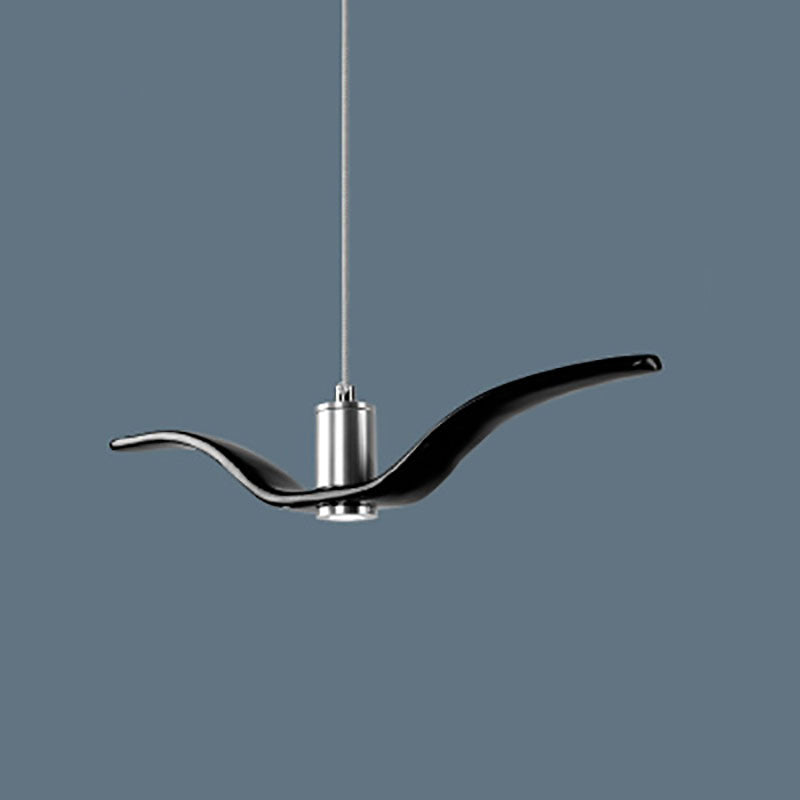 Contemporary Nordic Personality Wrought Iron Seagull LED Pendant Light For Living Room