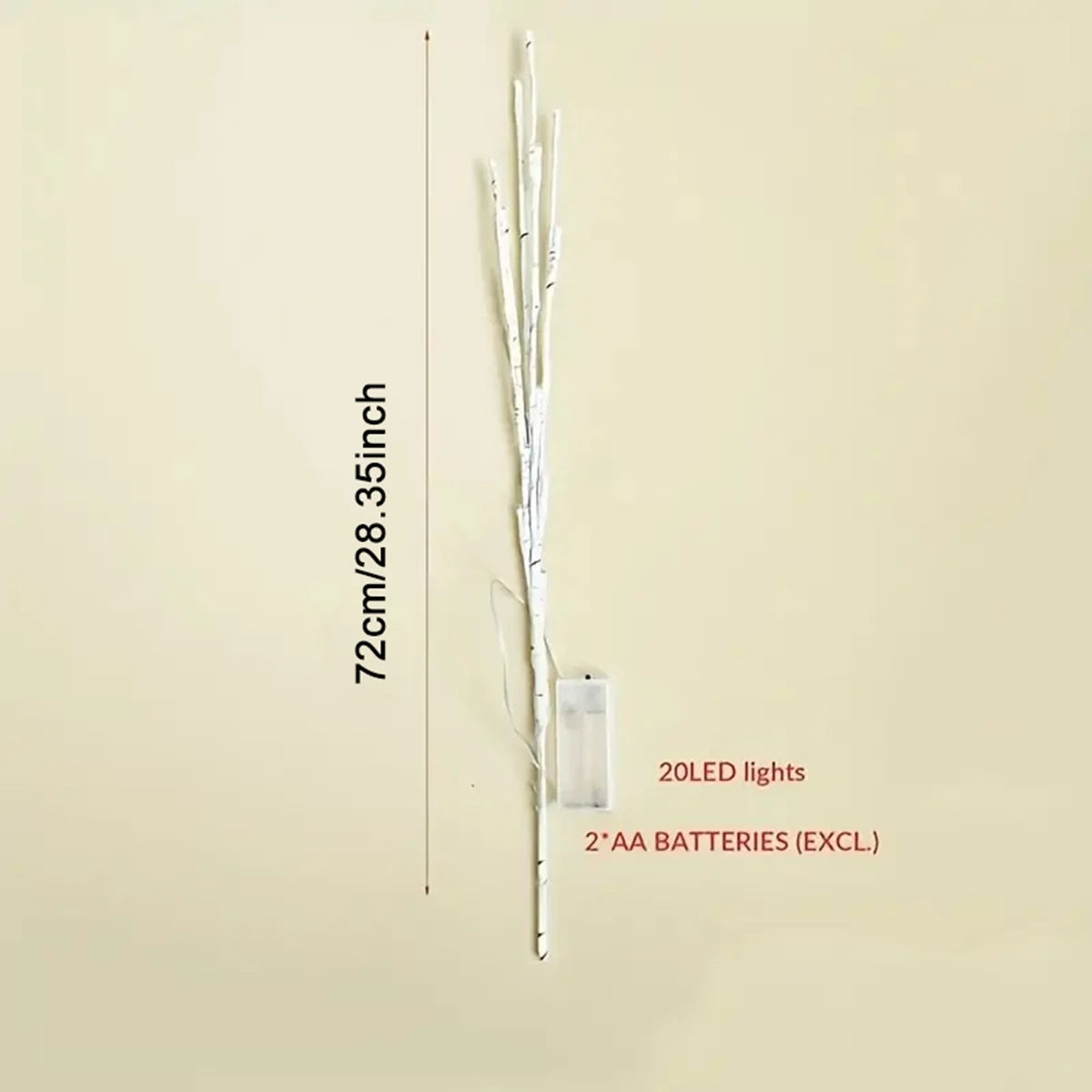LED Birch Branch Light
