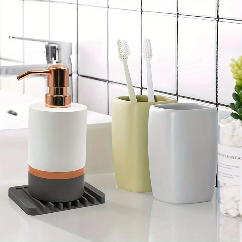 Self-Draining Silicone Soap Dish