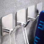 Adhesive Stainless Steel Robe Hooks