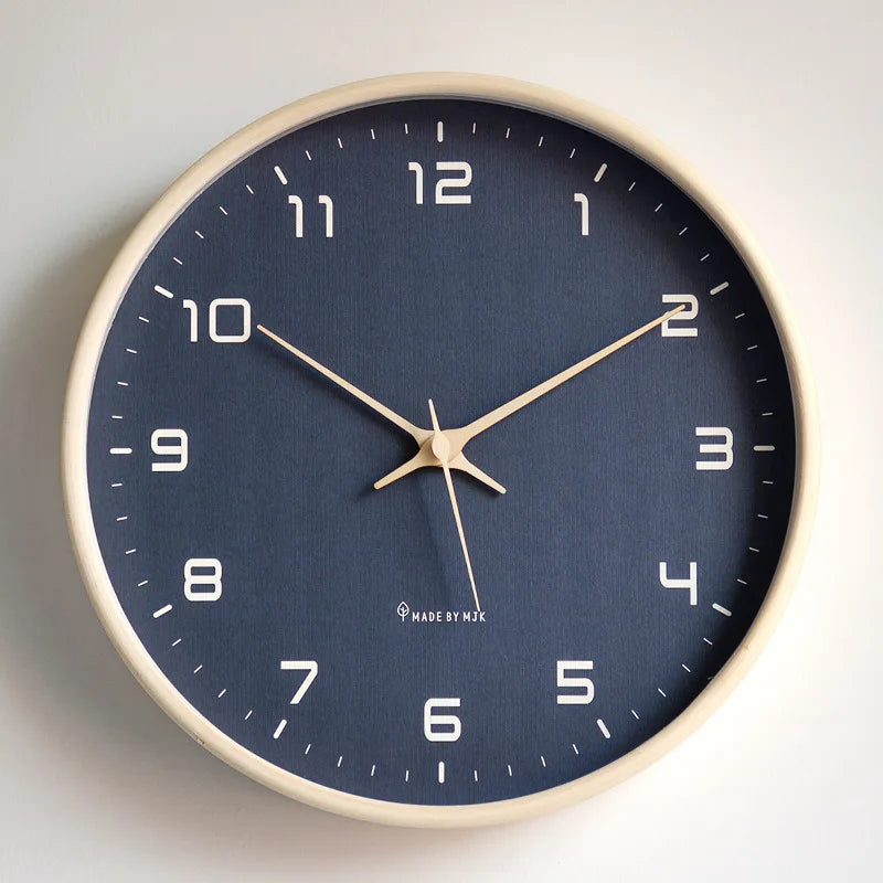Nordic Minimalist Round Wall Clock