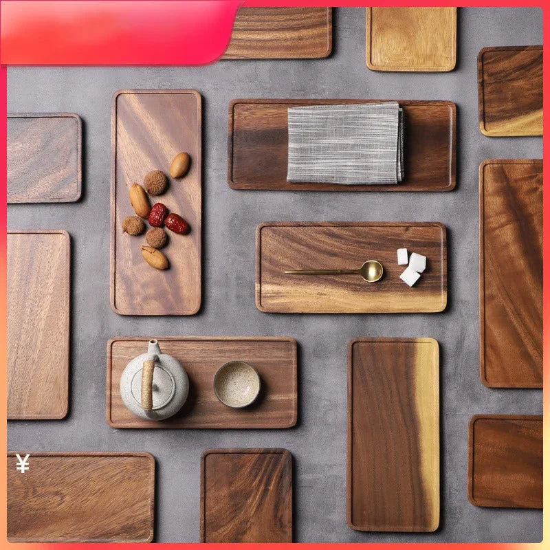 Wooden Tea and Serving Tray