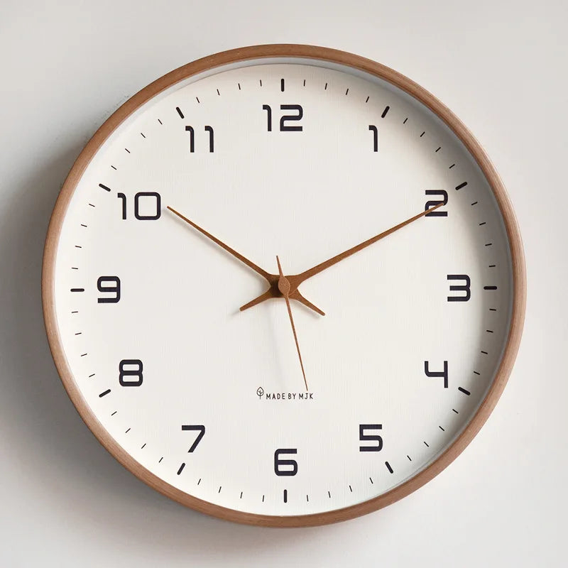 Nordic Minimalist Round Wall Clock