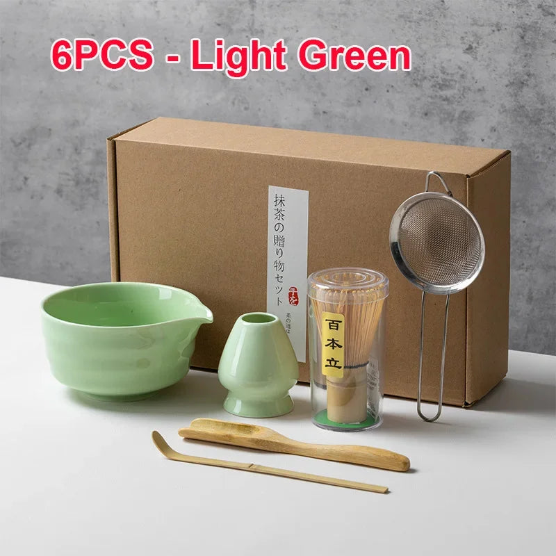Matcha Set with Bamboo Whisk