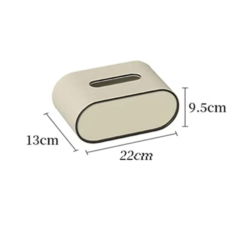 Minimalist Oval Tissue Box Cover