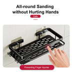 No-Drill Bathroom Corner Shelf