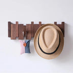 Piano Key Wooden Wall Coat Rack