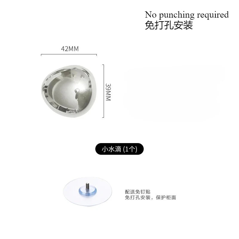 Ceramic Teardrop Wall Hook