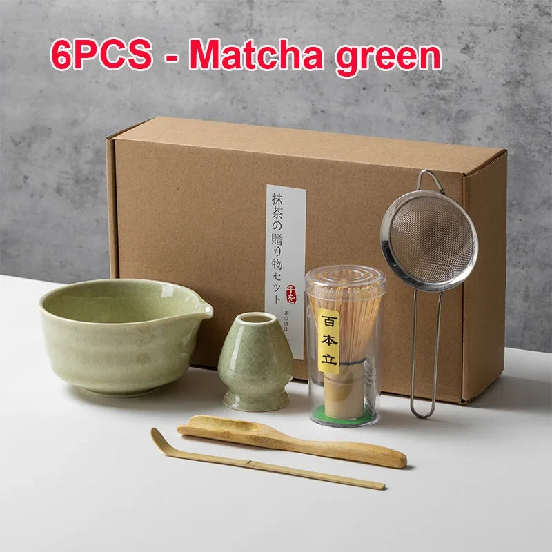 Matcha Set with Bamboo Whisk