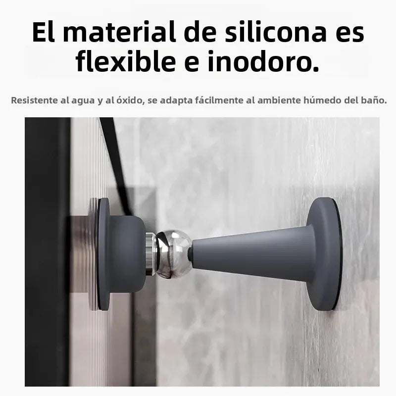 No-Drill Silicone Door Stopper