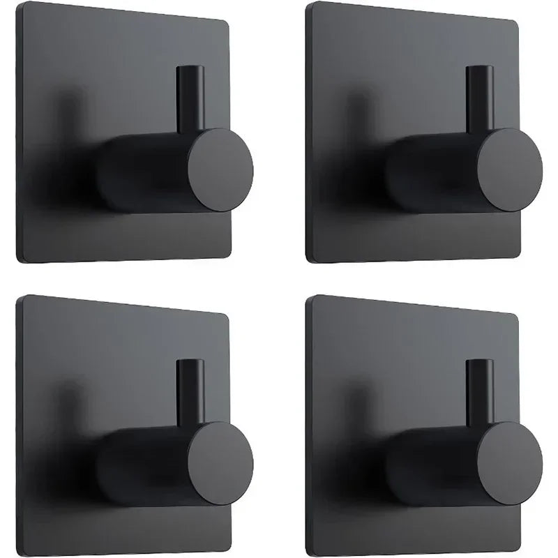 Adhesive Stainless Steel Robe Hooks